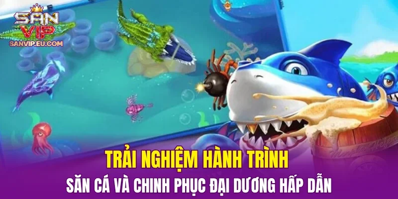 Trải nghiệm hành trình săn cá và chinh phục đại dương hấp dẫn